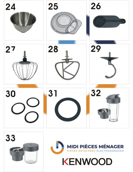 ACCESSOIRES POUR ROBOT GO KENWOOD