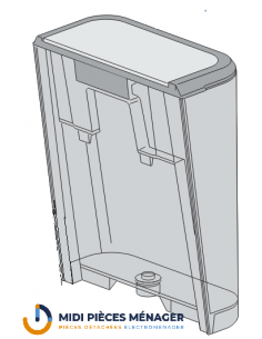 RÉSERVOIR EAU POUR CAFETIERE DELONGHI EM450.M LINEA CLASSIC AS00007630