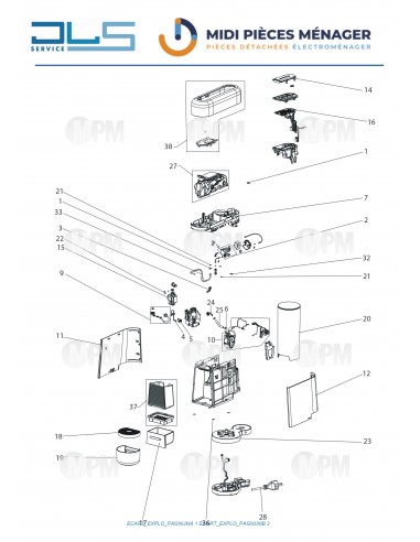 VUE ECLATEE DELONGHI EN200.B
