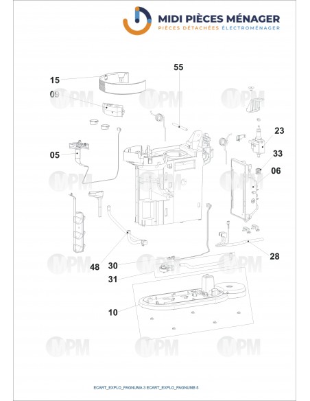 VUE ECLATEE DELONGHI ENV120.BM