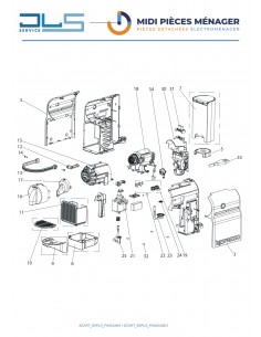 VUE ECLATEE NESPRESSO...