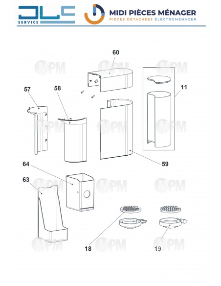 VUE ECLATEE DELONGHI ENV120.BM