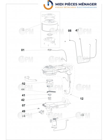 VUE ECLATEE DELONGHI ENV120.BM
