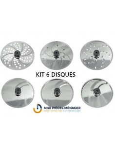 KIT 6 DISQUES POUR ACCESSOIRES MULTI FONCTIONS KENWOOD