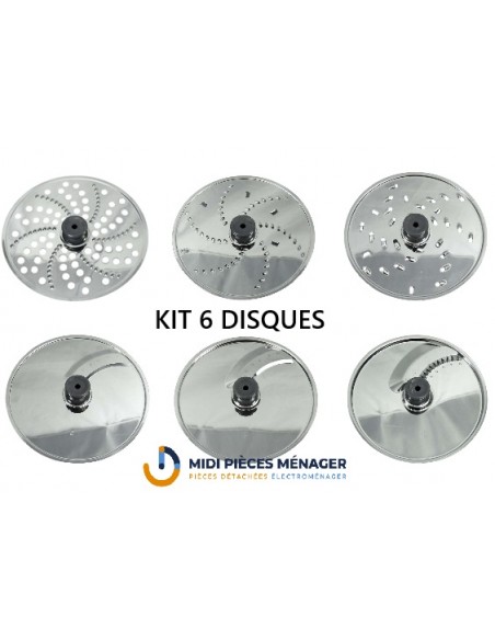 KIT 6 DISQUES POUR ACCESSOIRES MULTI FONCTIONS KENWOOD