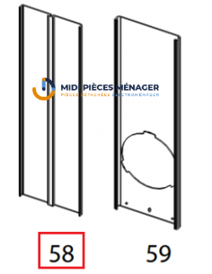 ÉTRIER POUR CLIMATISEUR DELONGHI AS00007434