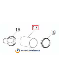 Tube climatiseur Delonghi TL2829