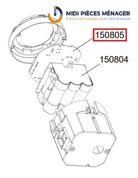 CARTE MOTEUR POUR ASPIRATEUR Aqua FloorCleaner THOMAS 150805