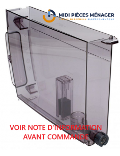 RESERVOIR A EAU (CONFIGURATION A) POUR CAFETIERE DELONGHI AS13200250