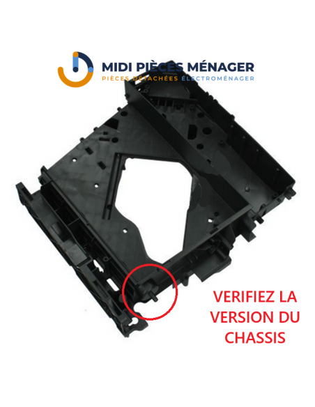 châssis droit (CONFIGURATION A) POUR CAFETIERE DELONGHI 5513243271 châssis droit (CONFIGURATION A) POUR CAFETIERE DELONGHI 5513243271