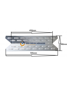 DIFFUSEUR DE CHALEUR (x1) pour barbecue campingaz 5010002303