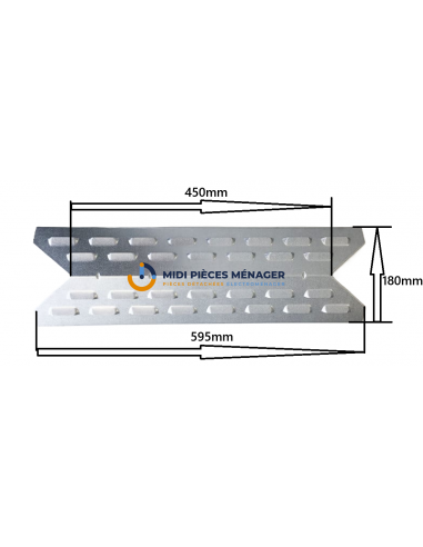 DIFFUSEUR DE CHALEUR (x1) pour barbecue campingaz 5010002303