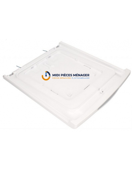 COUVERCLE - PORTE ASSEMBLEE POUR LAVE LINGE WHIRLPOOL 481010443782