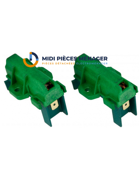 Kit de 2 charbons moteur lave linge beko 371202407