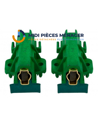 Kit de 2 charbons moteur lave linge beko 371202407