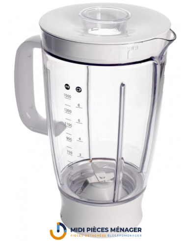 BOL BLENDER COMPLET PLASTIQUE BLANC KENWOOD KW681153