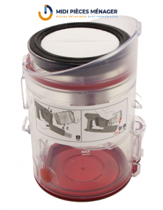 BAC À POUSSIÈRE NOIR POUR ASPIRATEUR SEVERIN HV7152