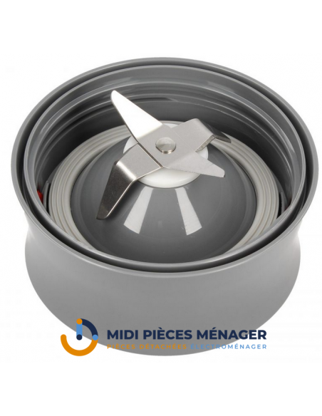 embase complète grise bol blender plastique robot kenwood KW680953 embase complète grise bol blender plastique robot kenwood KW680953