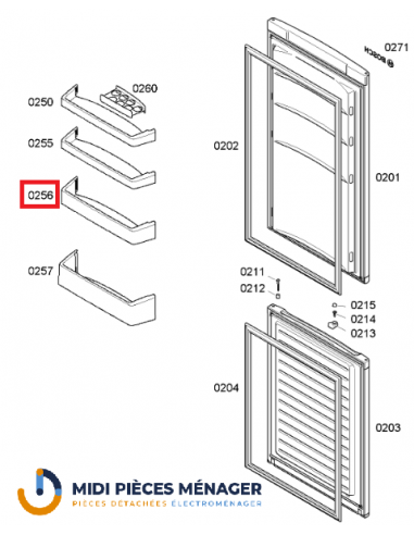 balconnet refrigerateur congelateur bosch siemens 00665519