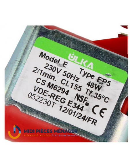 Pompe ULKA TYPE EP5 48W pour cafetière DELONGHI 5113270612