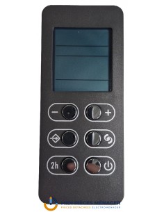 Telecommande anthracite Slim3 radiateur seche-serviette Delonghi