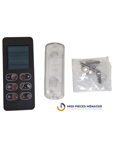 Telecommande anthracite Slim3 radiateur seche-serviette Delonghi