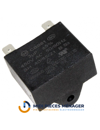 CONDENSATEUR CBB611A(3UF/450V)