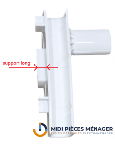 Fixation droite pour seche serviette GALBE delonghi 550S400500