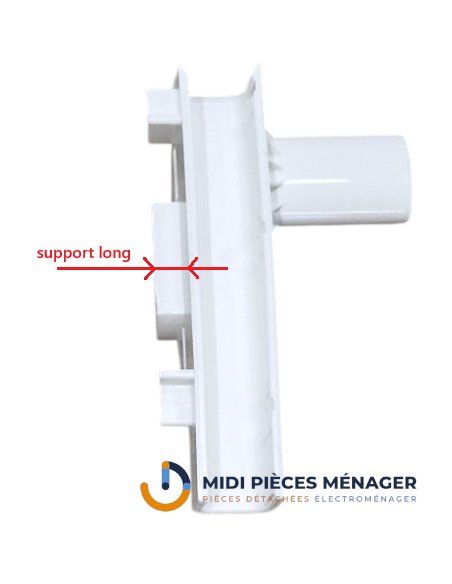 Fixation droite pour seche serviette GALBE delonghi 550S400500