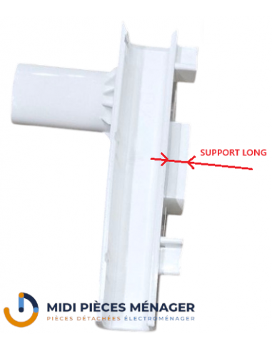 Fixation GAUCHE pour seche serviette GALBE delonghi 550S400400