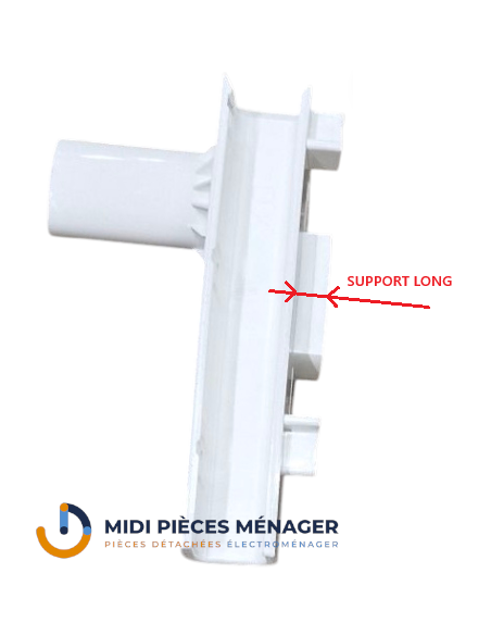 Fixation GAUCHE pour seche serviette GALBE delonghi 550S400400