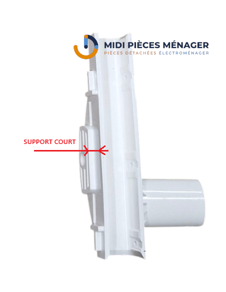 Fixation GAUCHE pour seche serviette DROIT delonghi 550S400200