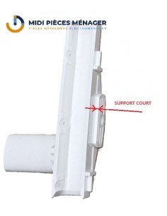 Fixation droite pour seche serviette DROIT delonghi 550S400300