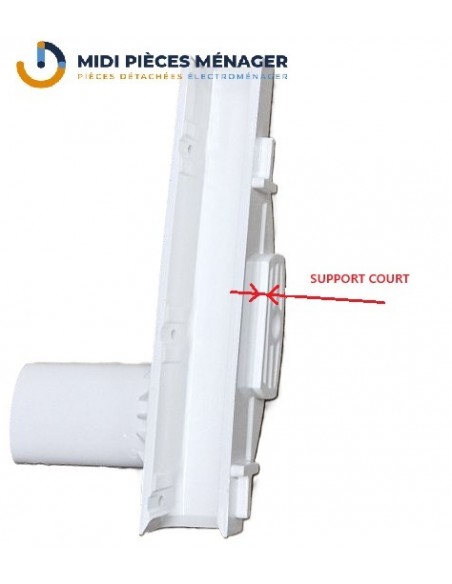 Fixation droite pour seche serviette DROIT delonghi 550S400300