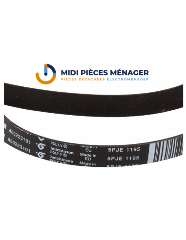 1195 5PJE COURROIE pour LAVE LINGE 140002231011