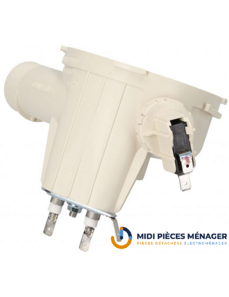 CAPOT DE POMPE + RÉSISTANCE 1800W POUR LAVE VAISSELLE 518861 CAPOT DE POMPE + RÉSISTANCE 1800W POUR LAVE VAISSELLE 518861