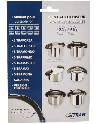 Joint 4, 6, 8, 10 litres autocuiseur sitram Sitraforza Sitramax 022134