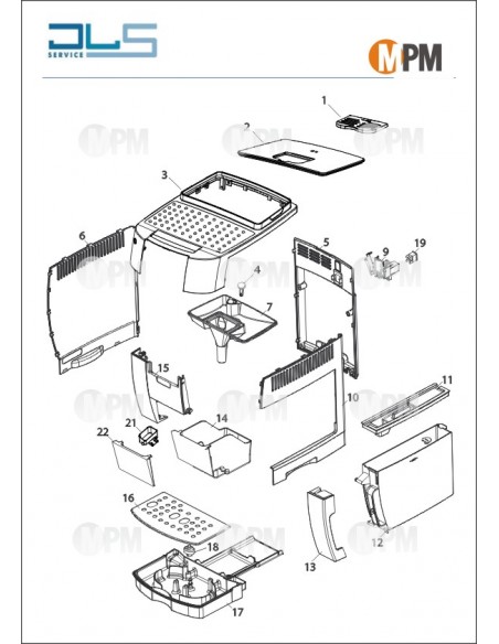 VUE ECLATEE DELONGHI ECAM22.110.SB