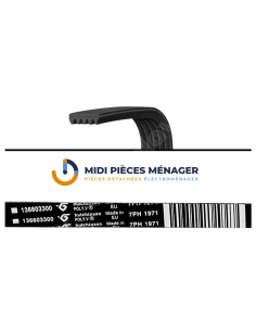 1971H7MA Courroie pour seche linge 140056254018