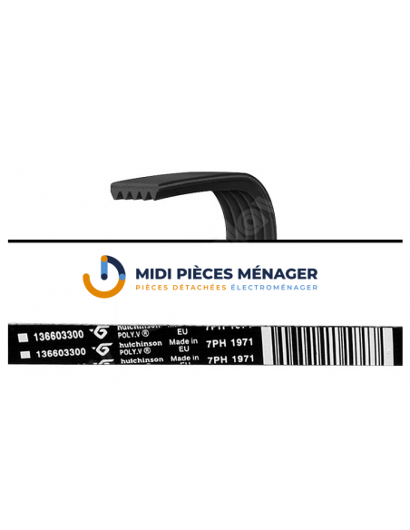 1971H7MA Courroie pour seche linge 140056254018