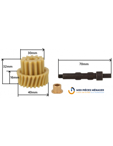 PIGNON MEDIUM M6 POUR ROBOT KENWOOD KW717213