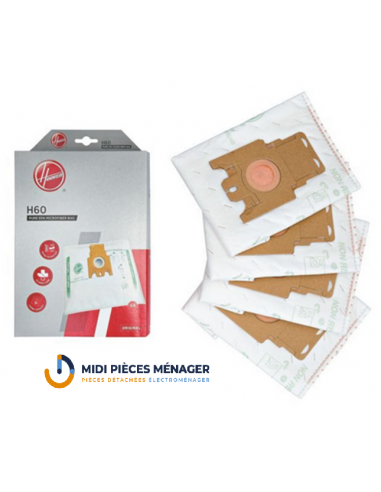 sacs microfibre pure epa H60 aspirateur HOOVER 35600392