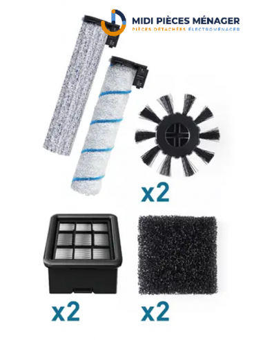 Kit accessoire pour aspirateur laveur x-clean 4 rowenta ZR335A00