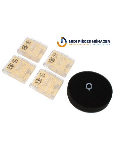 4 cartouches filtrantes + 1 filtre Clean & Steam Multi RY85 ROWENTA ZR850001