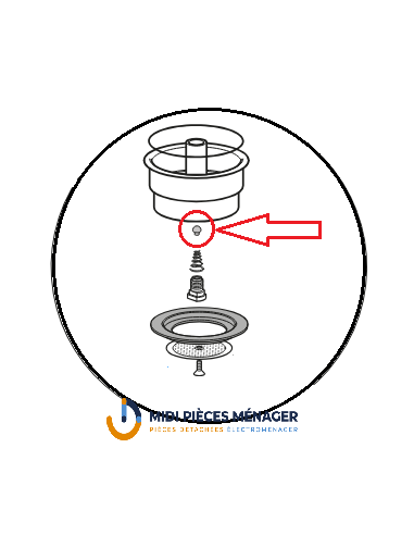 valve (tampon silicone) pour cafetière expresso delonghi 5332289700