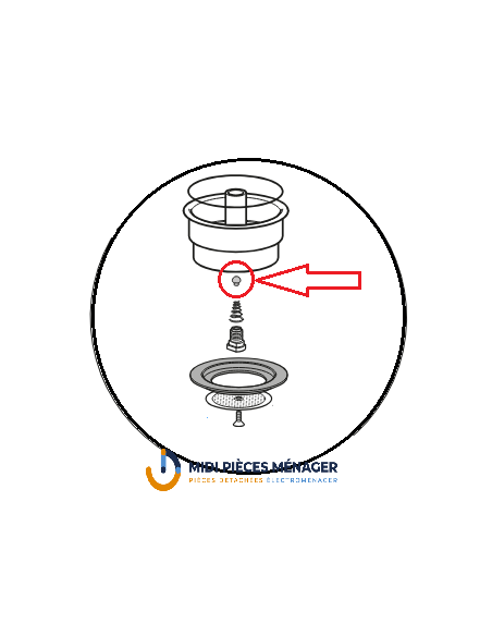 valve (tampon silicone) pour cafetière expresso delonghi 5332289700