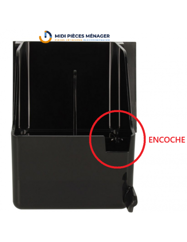 BAC A MARC NOIR POUR CAFETIERE DELONGHI 5513251081