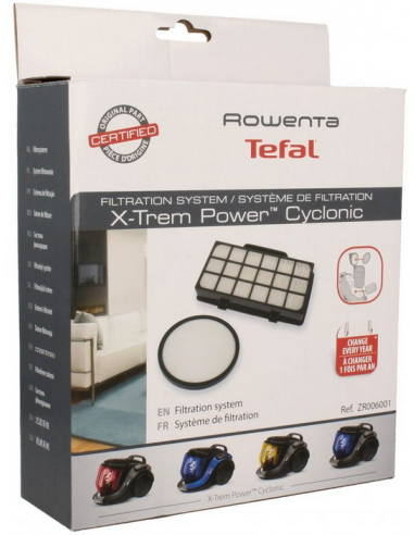 KIT FILTRES POUR ASPIRATEUR ROWENTA ZR006001
