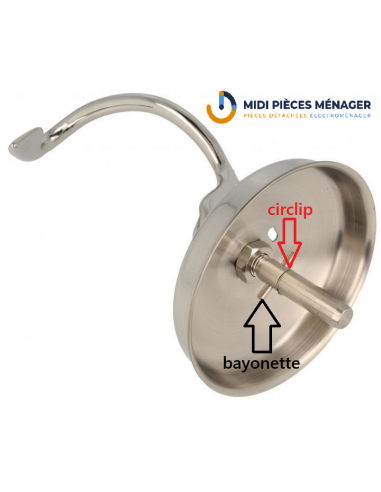 crochet de petrin inox pour robot kenwood chef...