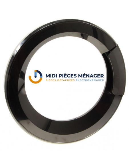 CADRE DE HUBLOT AVEC POIGNEE NOIR POUR LAVE LINGE BELLAVITA